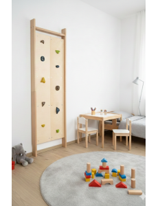 Climboo – Kletterwand aus Holz mit Klettergriffen