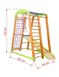 Kompaktes Indoor-Klettergerüst – Maximales Spielvergnügen auf kleinem Raum