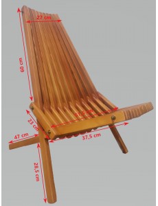 Gartenstuhl aus Holz