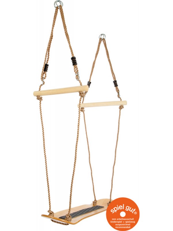 Skateboard-Schaukel – Robuste Holzschaukel für Kinder