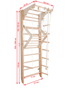 Farbe: NaturFarbe: BuntHöhe: Höhe 220 cmHöhe: Höhe 240 cm  Farbe: NaturFarbe: BuntHöhe: Höhe 220 cmHöhe: Höhe 240 cm